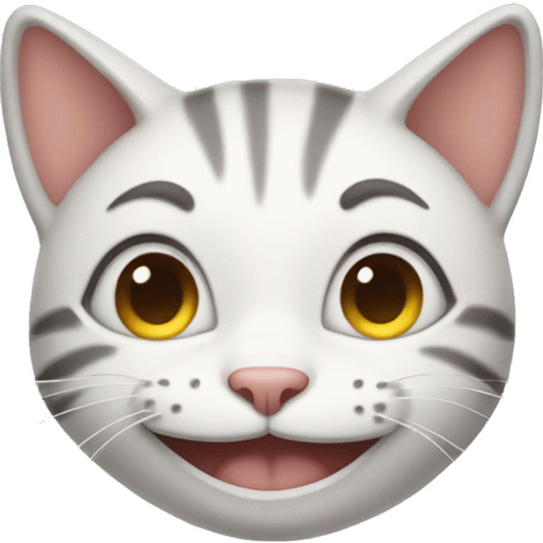 cute grin cat emoji