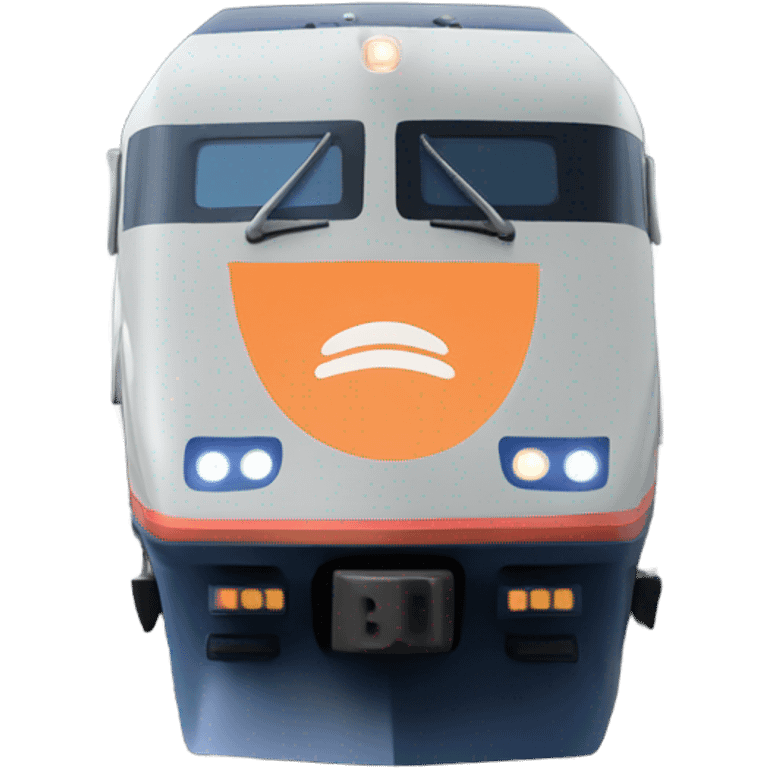 Electric Amtrak train emoji