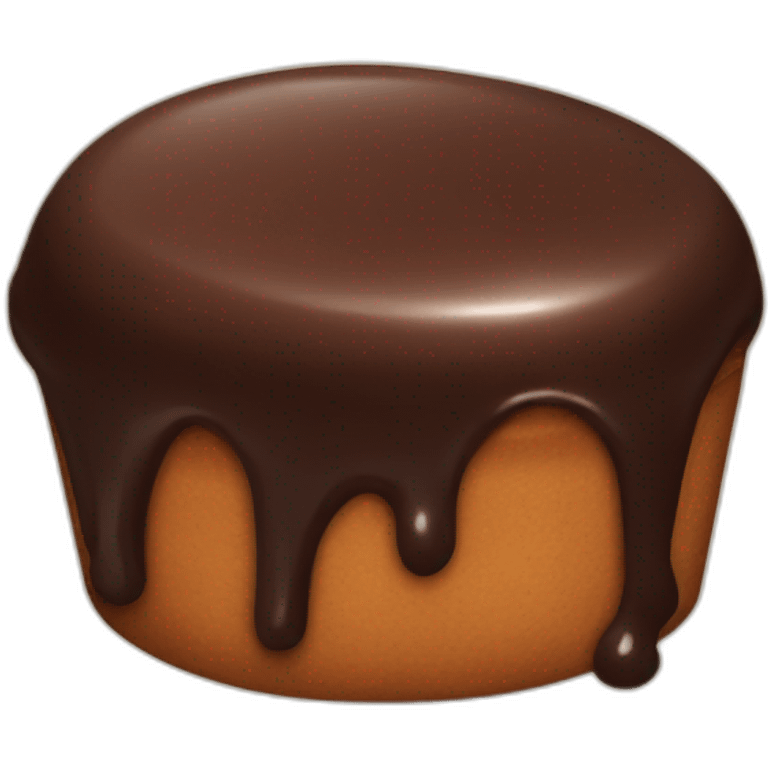 chocolate pudin emoji