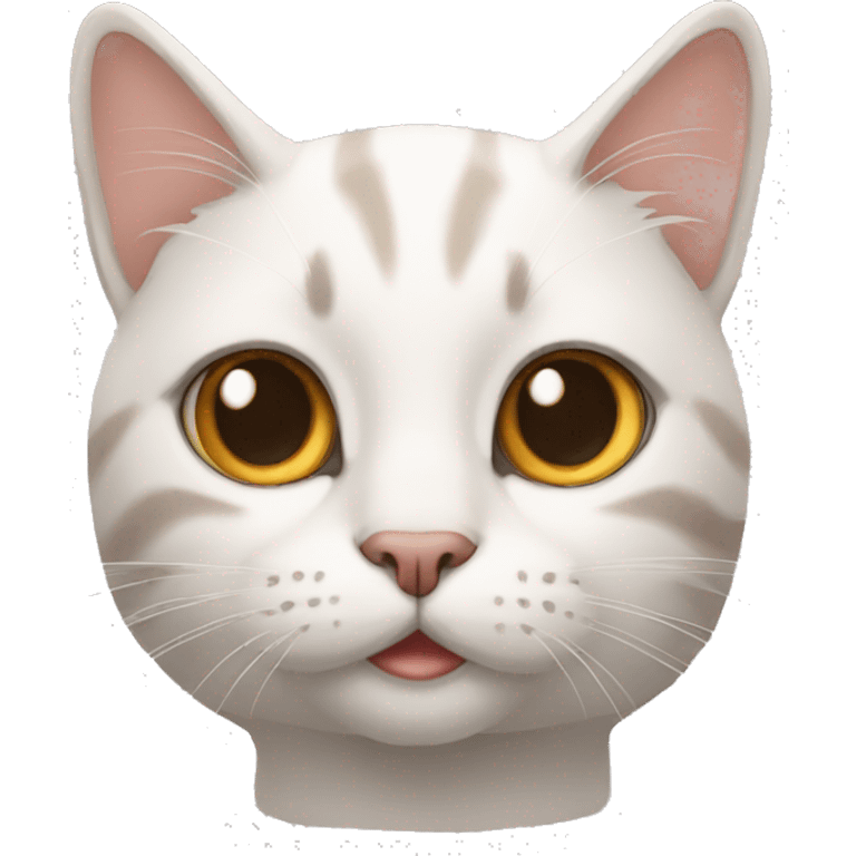 cat but have human face emoji