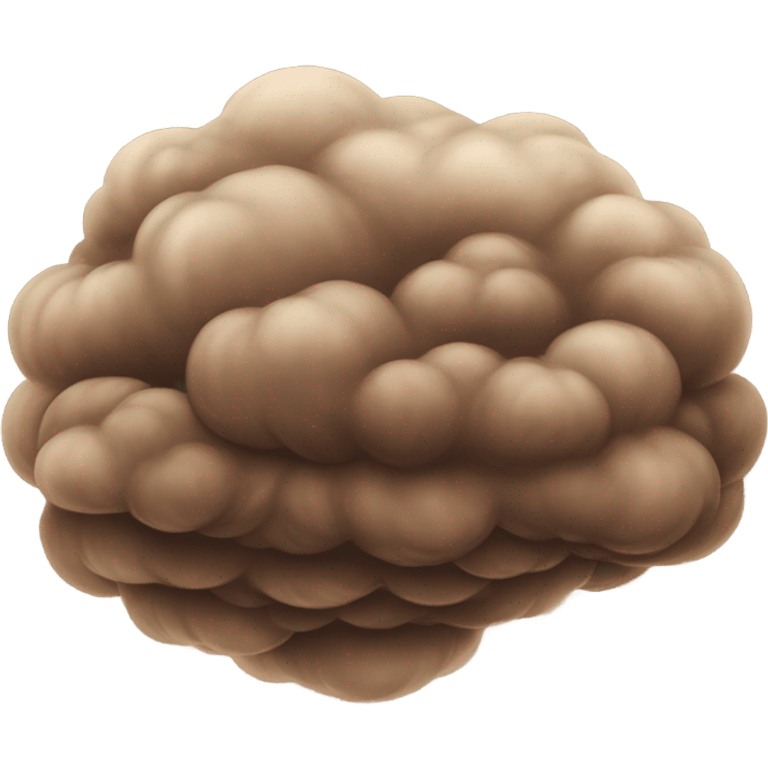 brown cloud emoji