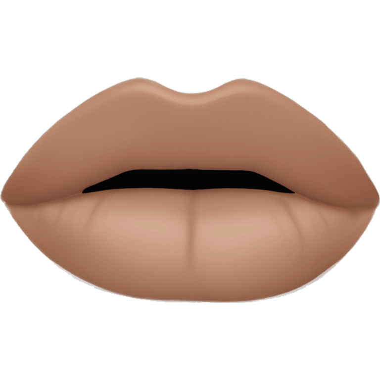 Nude lipstick  emoji