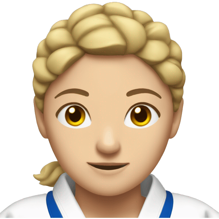 Judo, woman emoji