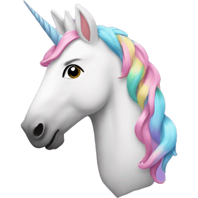 unicorn with nails emoji