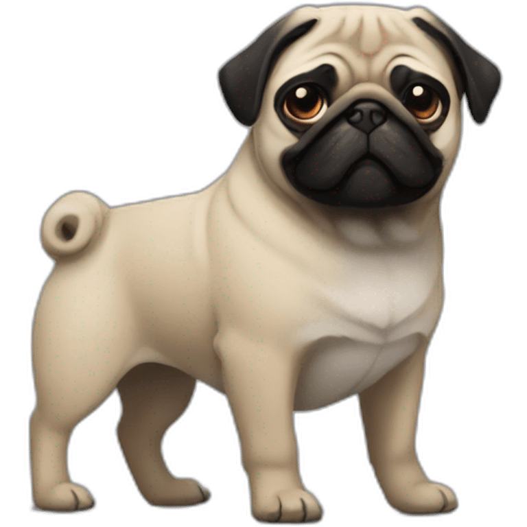 Pug and john wick emoji