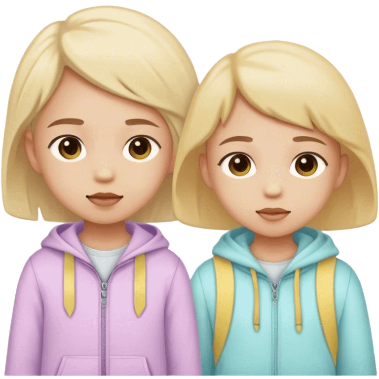 childs with pastel clothes emoji