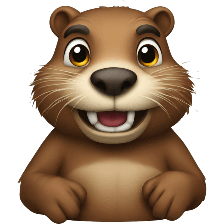 Beaver rofl emoji