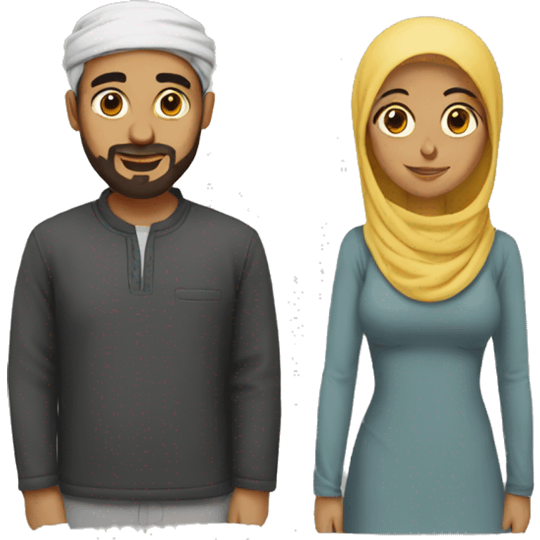 couple musulmane emoji