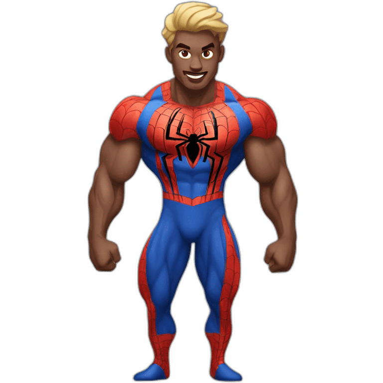 Spider Man Bodybuilder emoji