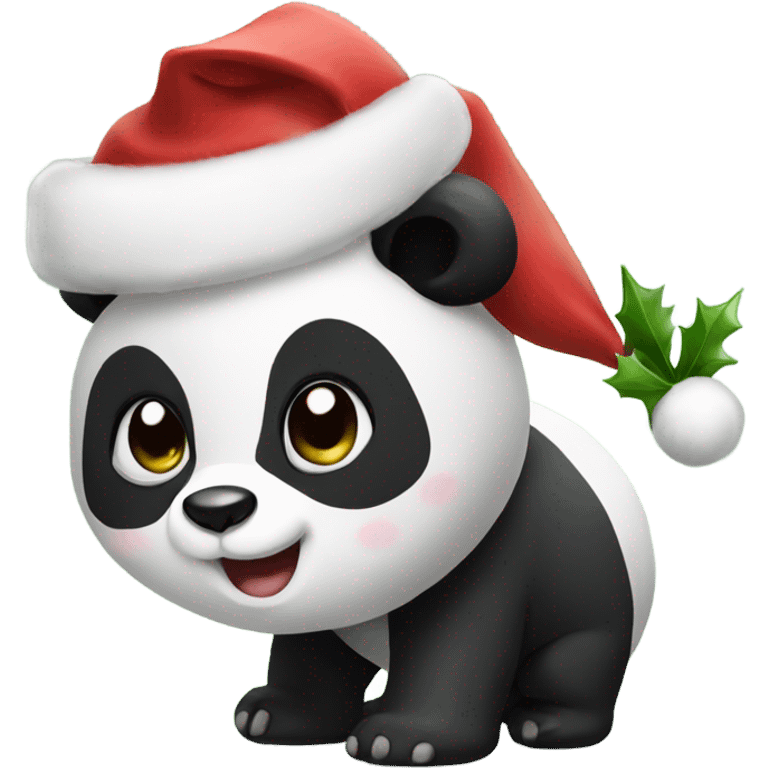 Panda Christmas  emoji