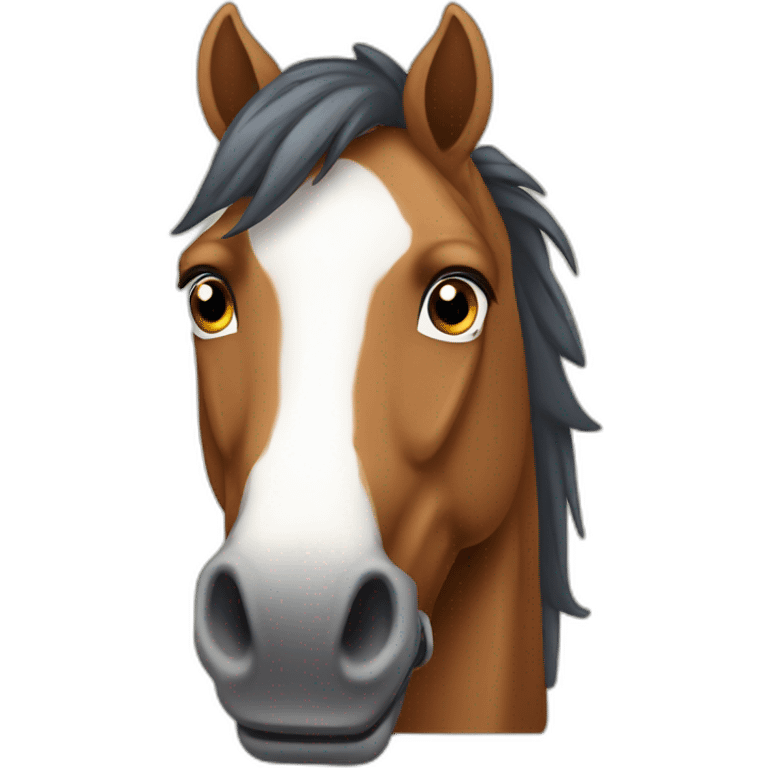 caballo sorprendido emoji