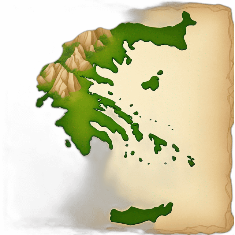 map of greece emoji