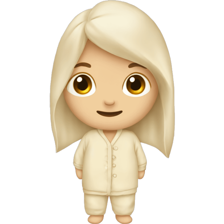 Pijamas beige emoji