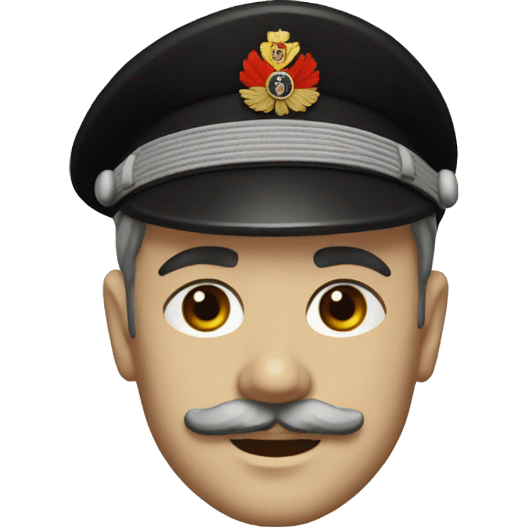 germany 1944 military officer black uniform red armband emoji