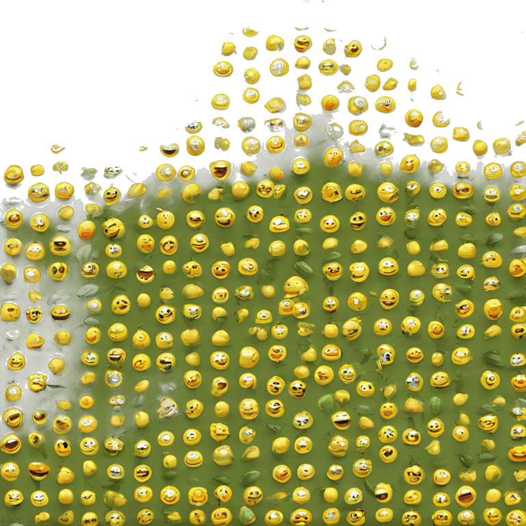 Cara feliz con pepinos en la cara  emoji