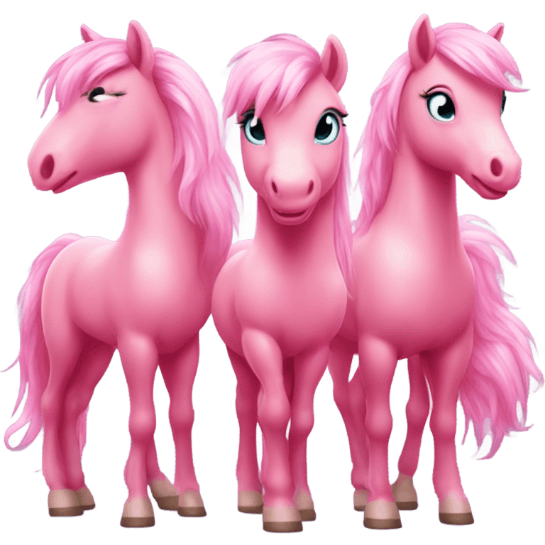 Pink pony club emoji