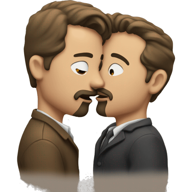 2 men kissing  emoji