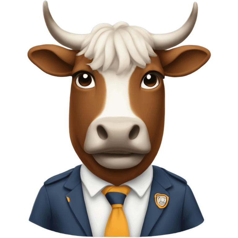 Bevo in school uniform emoji