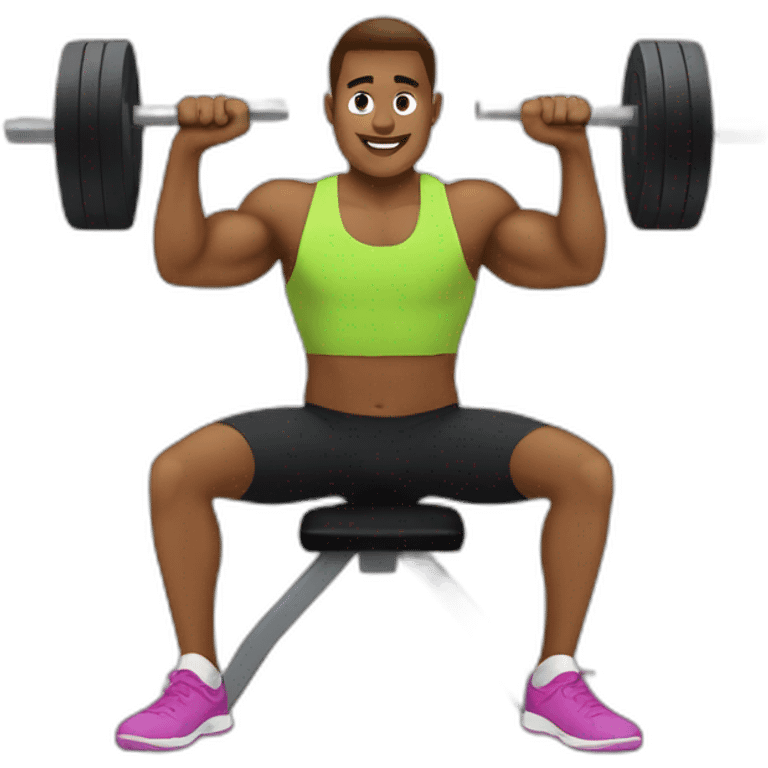 Training in the Gym emoji