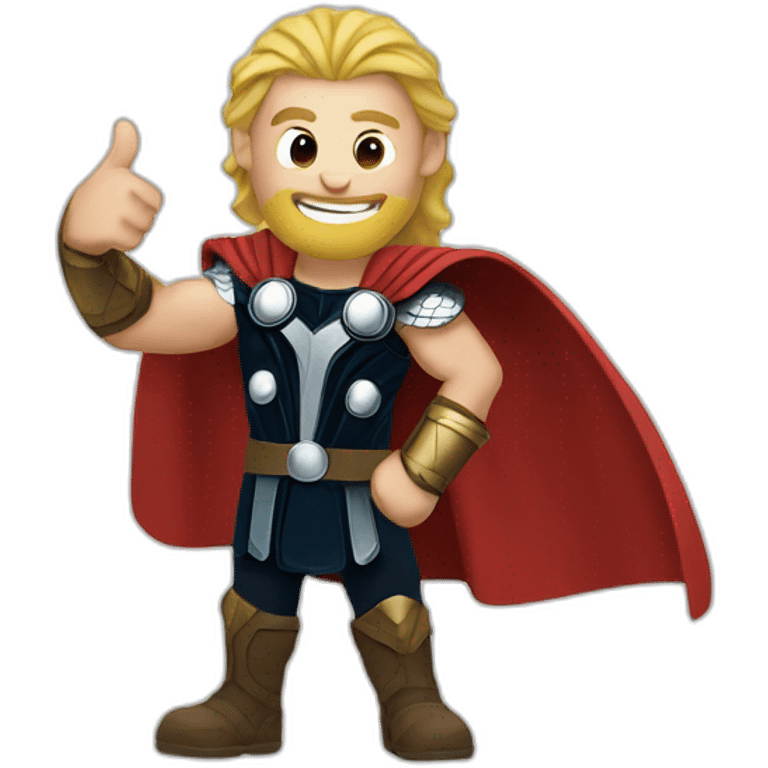 Thor doing thumbs up emoji