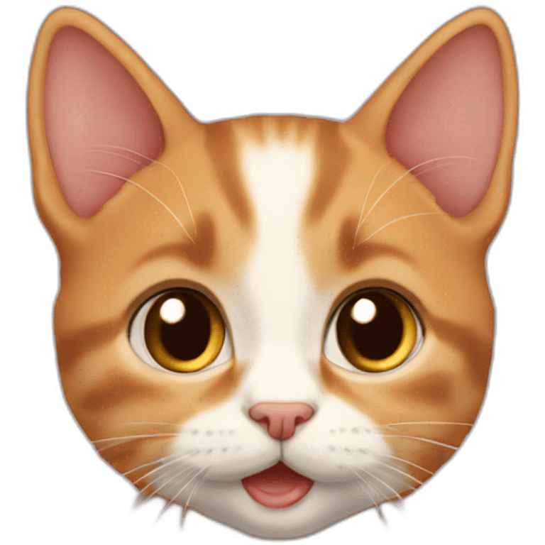 Chaton roux emoji