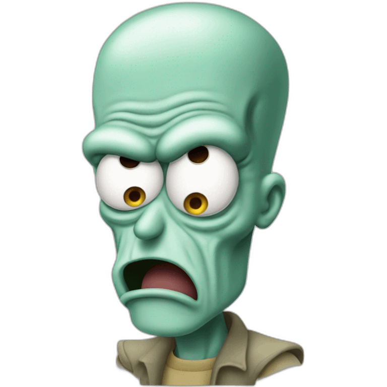 angry squidward emoji