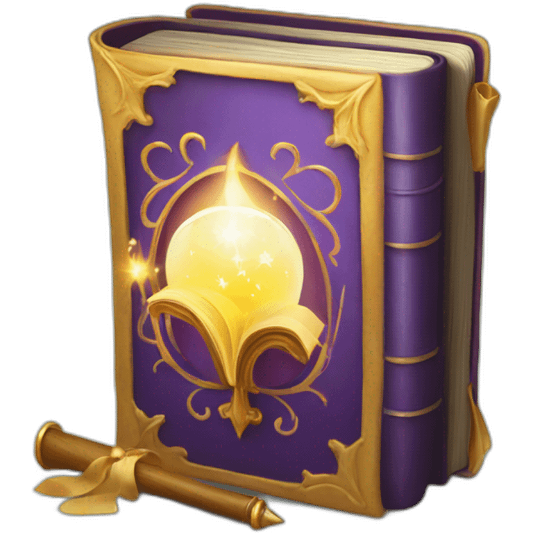 magic book cover emoji