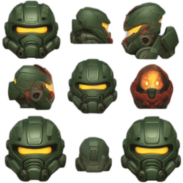 Doom slayer stare emoji