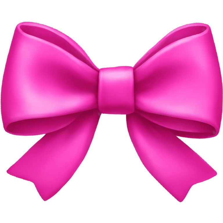 Hot pink bow  emoji