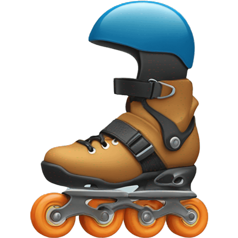 Rollerblade envueltas de truenos y llamas  emoji