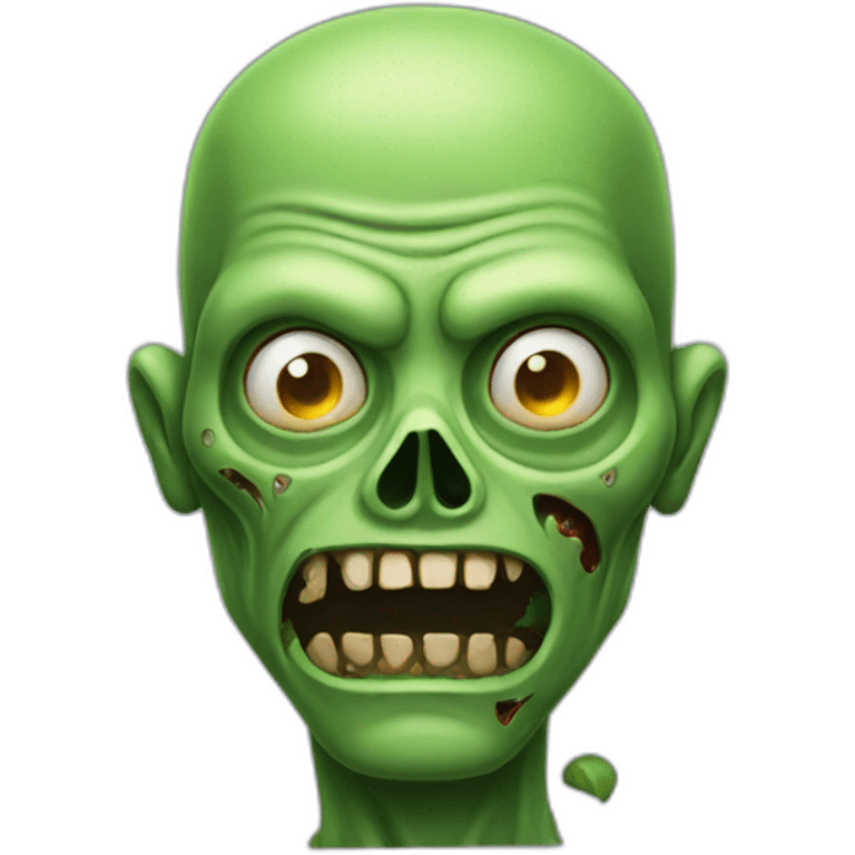 Green zombie emoji