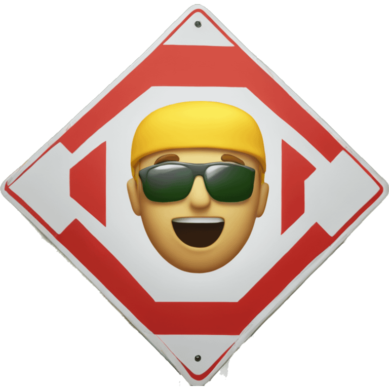 Over the limit on a road sign ￼ emoji