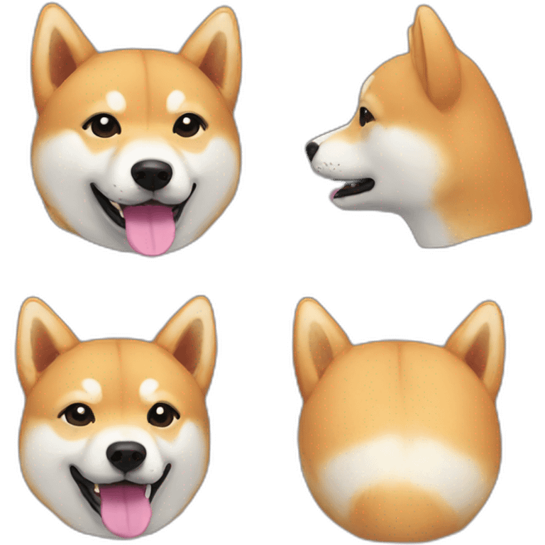 shiba-disguised-flower emoji