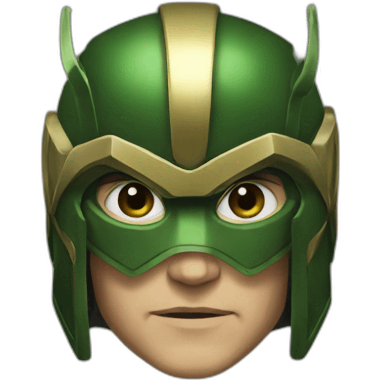 loki with helmet emoji