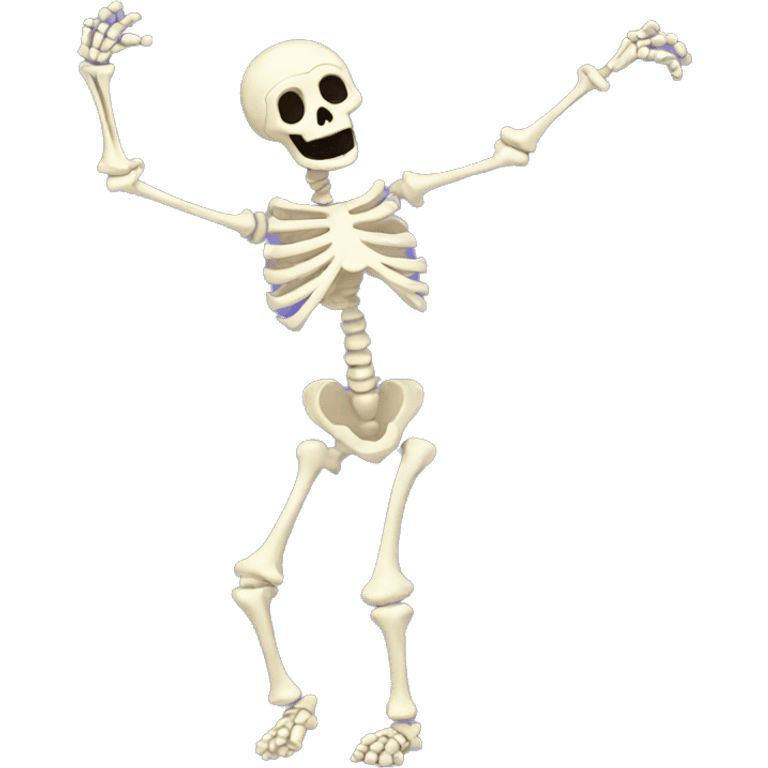 Dancing skeleton emoji