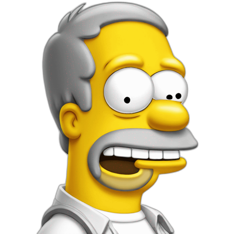 Homer simpson happy emoji