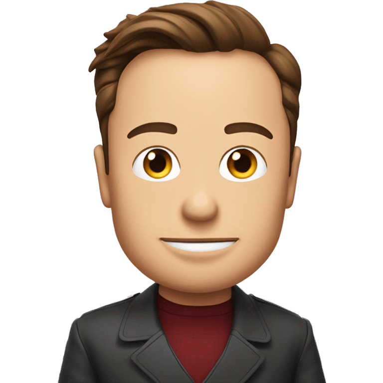 Elon Musk mit Blume im Haar  emoji