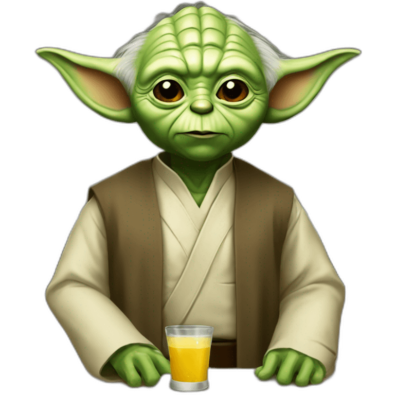 Yoda barman emoji