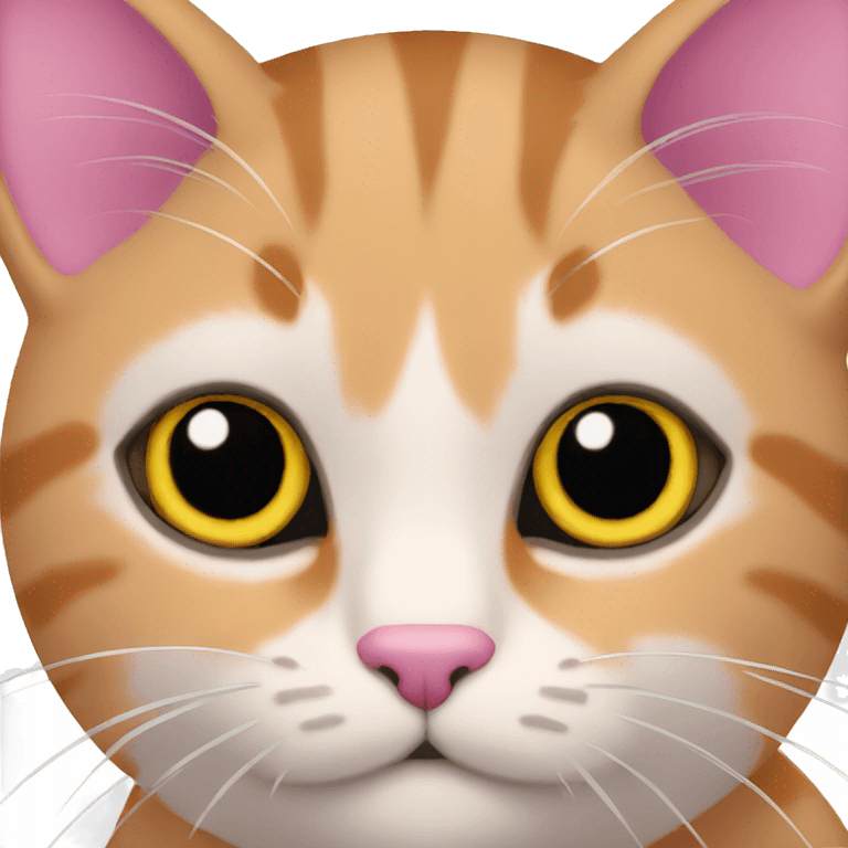 gato rosa emoji