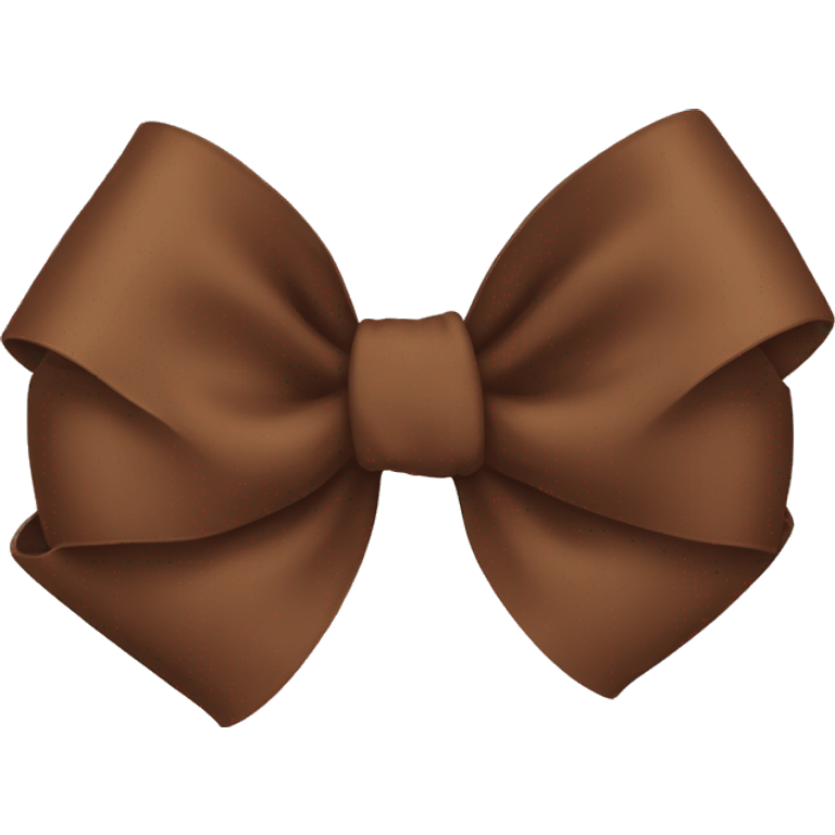 brown bow emoji