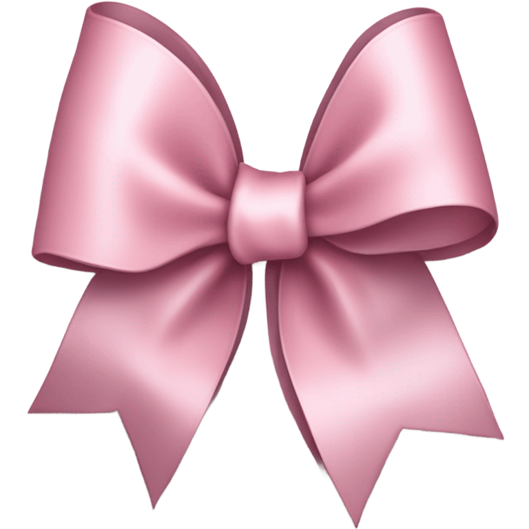 light pink ribbon bow emoji