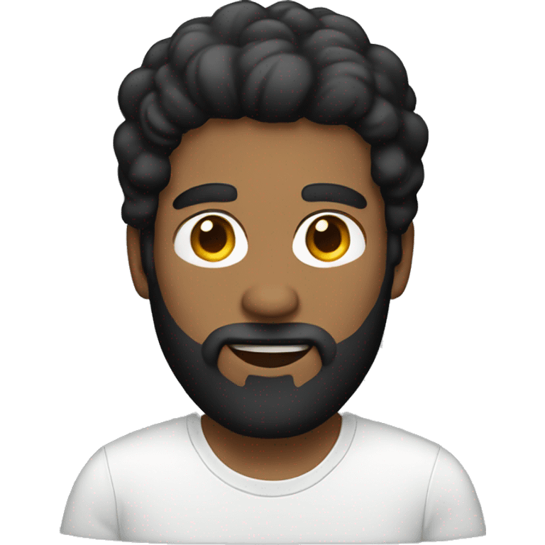 black hair light beard guy with laptop emoji