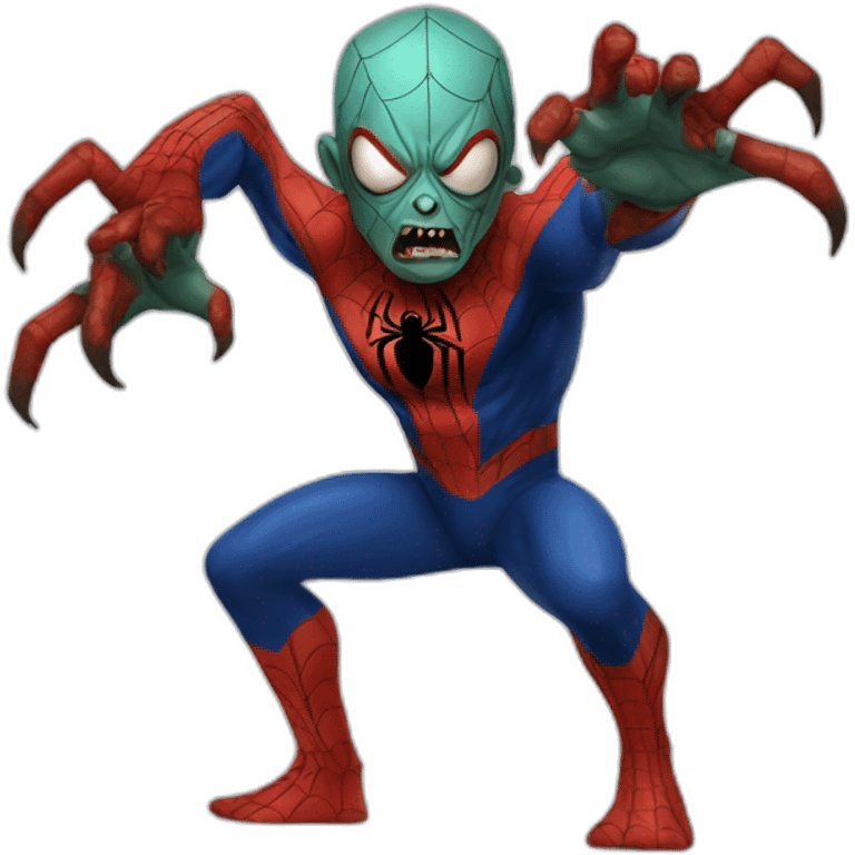 Zombie-Spider-Man emoji