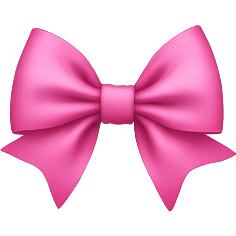 A pink bow emoji