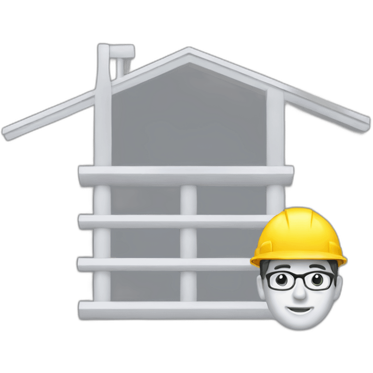 Structural engineer building logo emoji