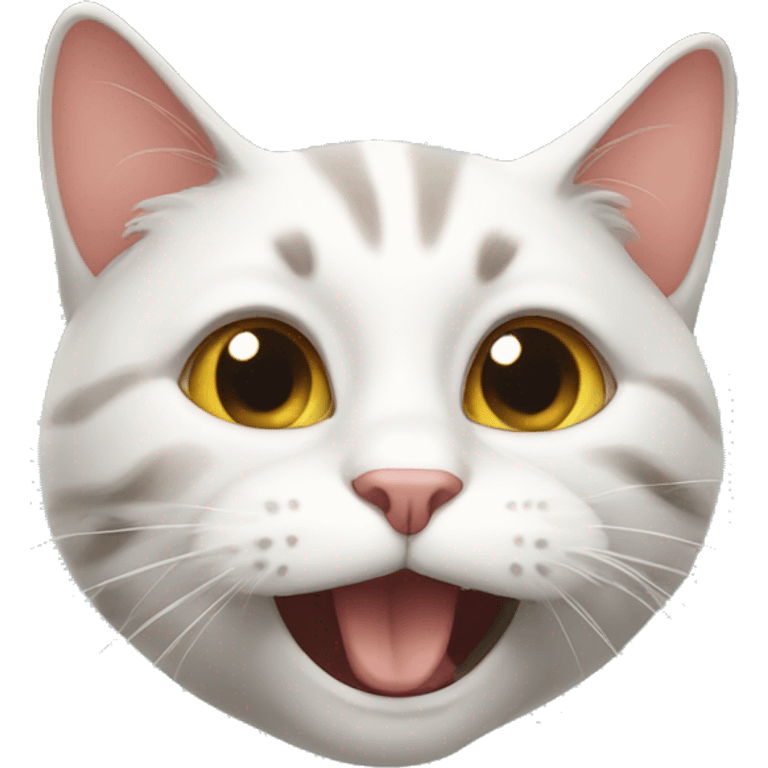 Silly cat emoji