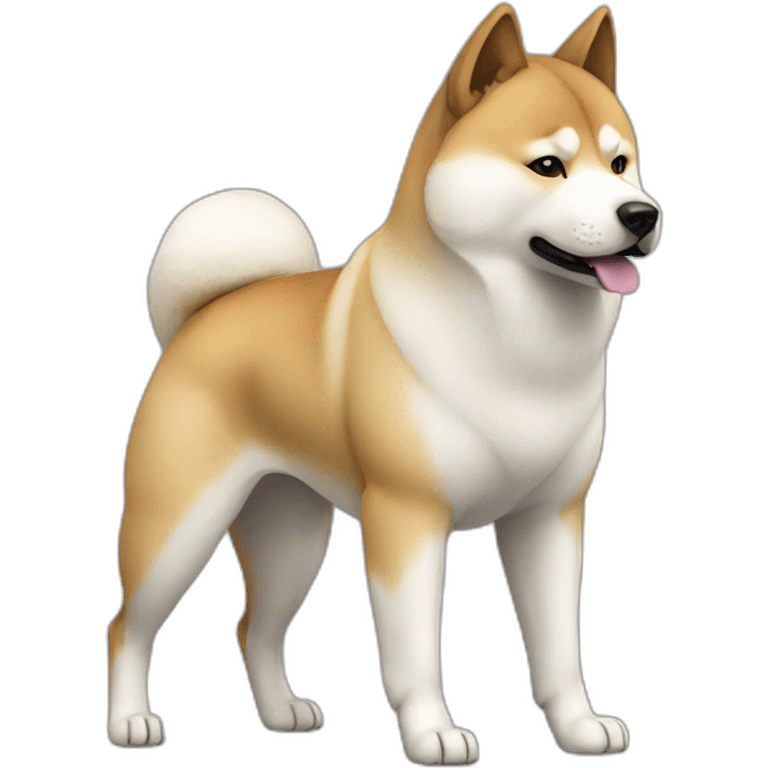 akita inu canine full-height emoji