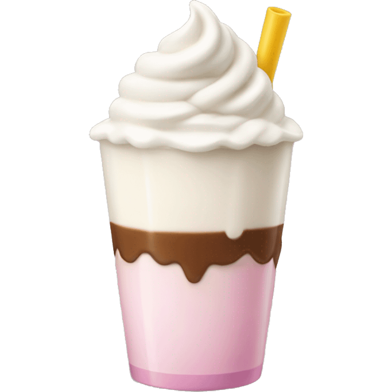 Cute coquete milkshake emoji