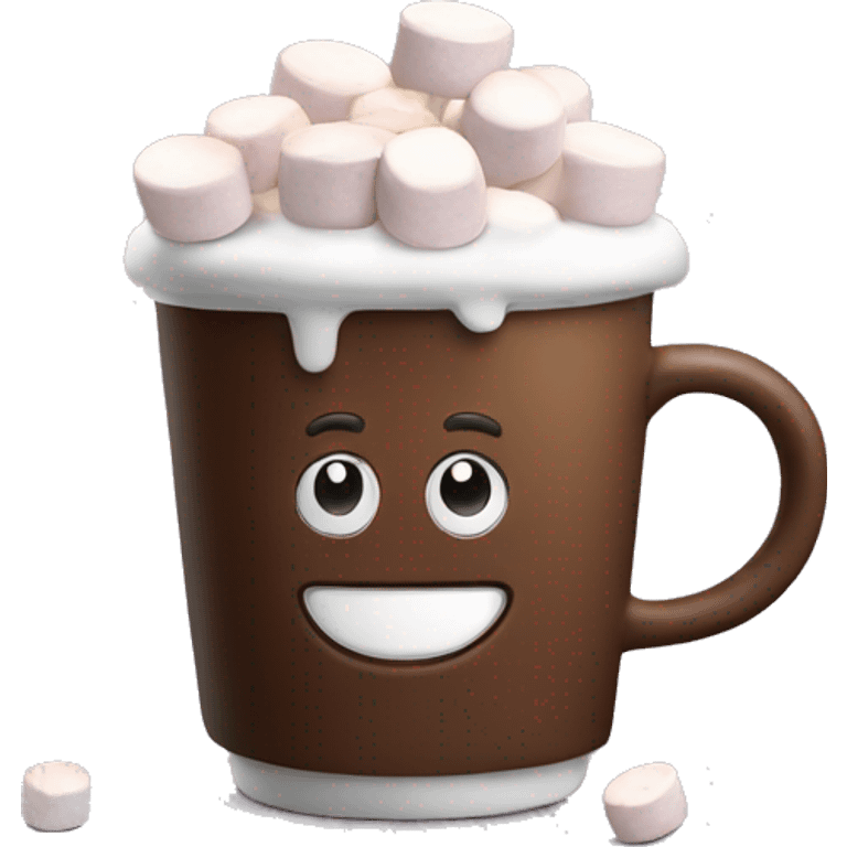 Coffee with marshmallows  emoji