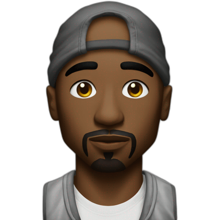 Tupac realist emoji